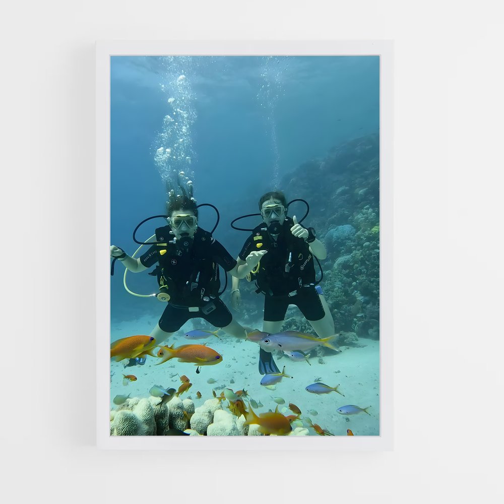 Poster Red de sea – affiche Plongée sous-marine (vue 3)